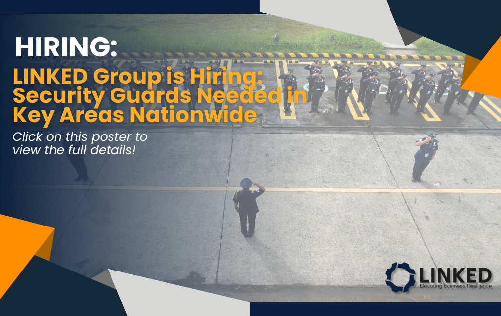 Ang LINKED Group ay Hiring ng Security Guards sa Zamboanga!