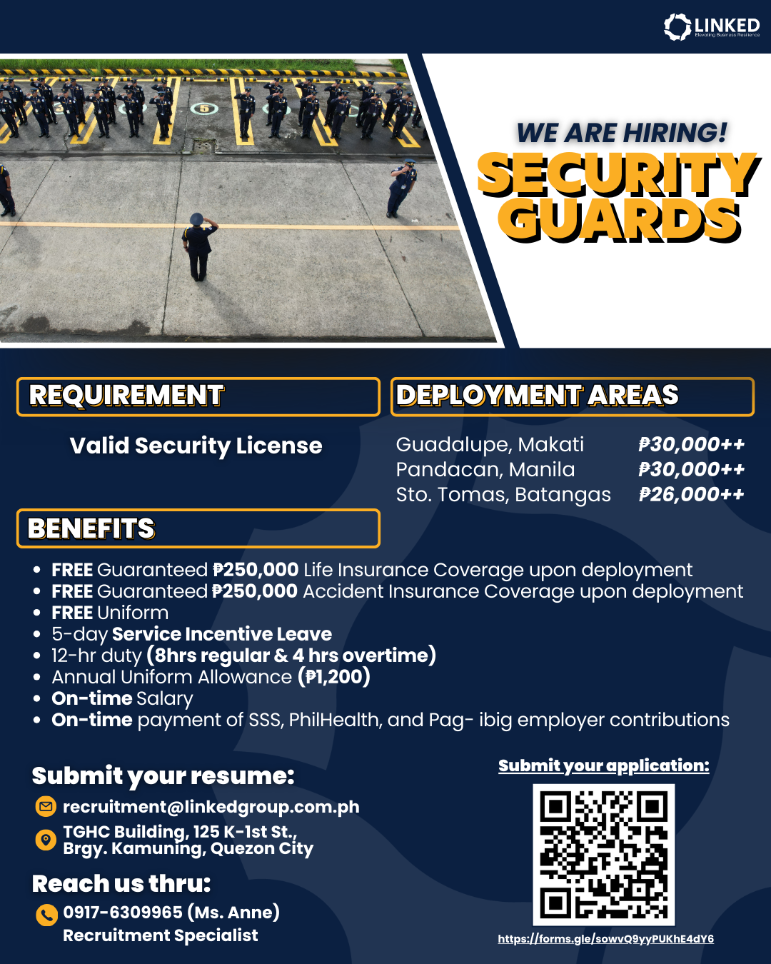 HIRING: Secure Your Future with LINKED Group